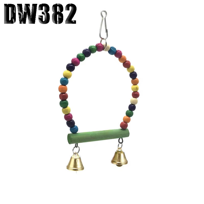 1 Pcs Bird Bite Hanging Ornaments Bird Supplies Attachment Training Supplies Various Bird Cages Accessories Birds Chew Toys