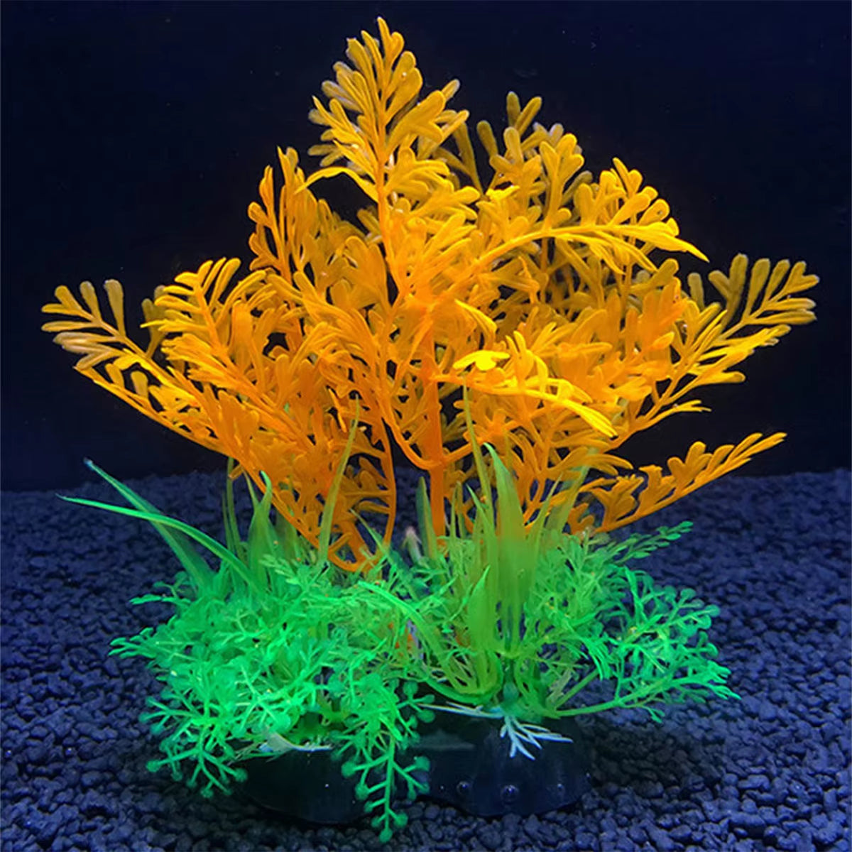 12 Kinds Aquarium Decorative Plants Water Plants Decorative Fish Tank Decoration Artificial Plants Accessories Iandscaping 14Cm