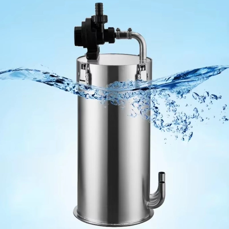 Aquarium External Filter Barrel ADA Style Fish Tank Grass Tank Stainless Steel Pro Canister Filter Premium Filter Barrel 어항 악세사리