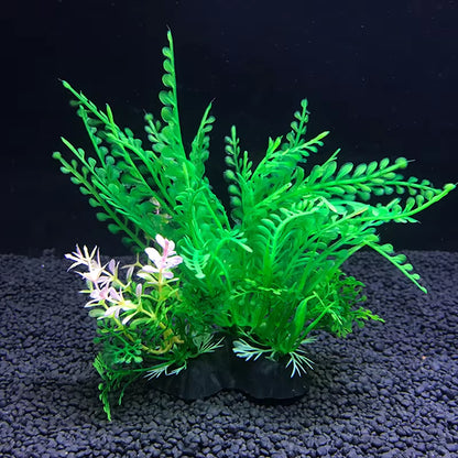 1Pcs 14Cm Artificial Aquarium Decor Plants Water Weeds Ornament Aquatic Plant Fish Tank Grass Decoration Accessories 12 Kinds