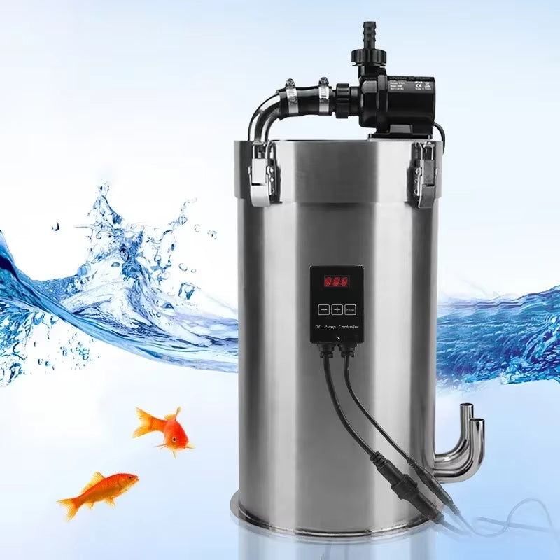 Stainless Steel Aquarium External Canister Filter Fish Tank Premium Pro ADA Style Filter Barrel Филтер Внешний Для Аквари