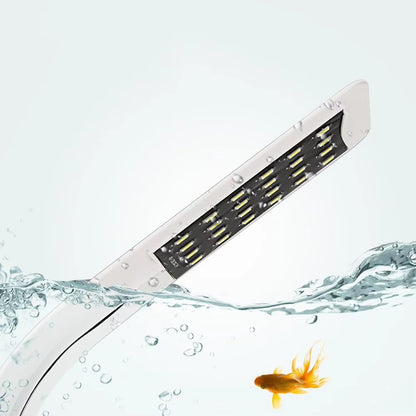 Super Slim Waterproof LED Aquarium Light 10W Freshwater Aquatic Plant Lighting Plants Grow Lights Clip-On Lamp for Fish Tank