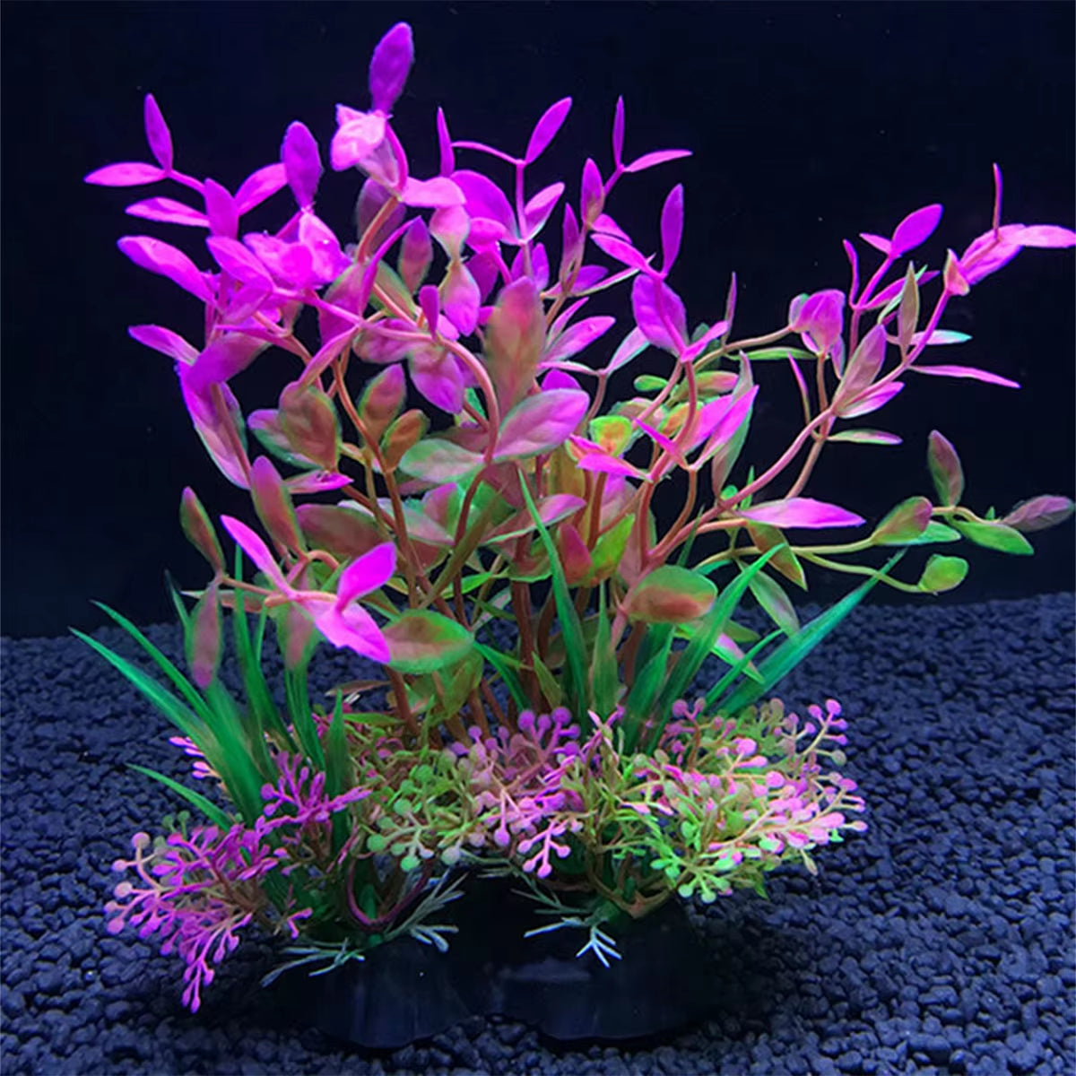 12 Kinds Aquarium Decorative Plants Water Plants Decorative Fish Tank Decoration Artificial Plants Accessories Iandscaping 14Cm