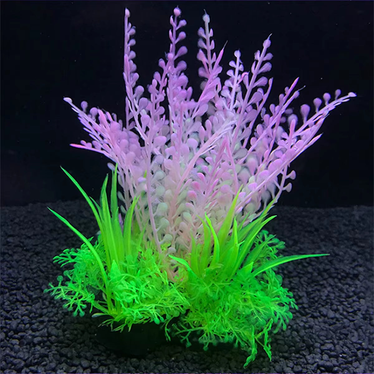 12 Kinds Aquarium Decorative Plants Water Plants Decorative Fish Tank Decoration Artificial Plants Accessories Iandscaping 14Cm