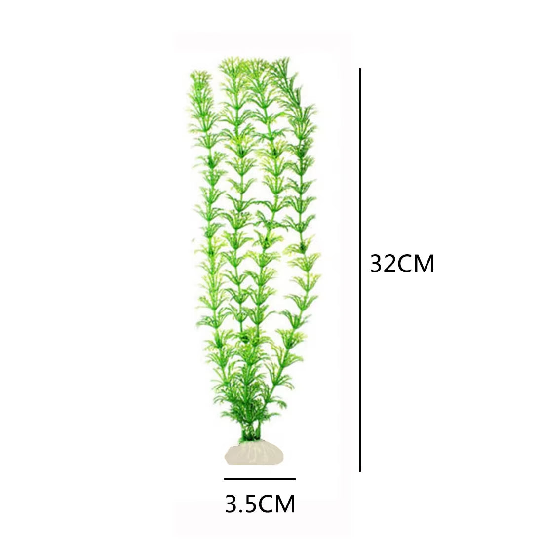 Aquarium Fish Tank Plants Artificial Green Seaweed Vivid Water Plants Plastic Plant Decorations