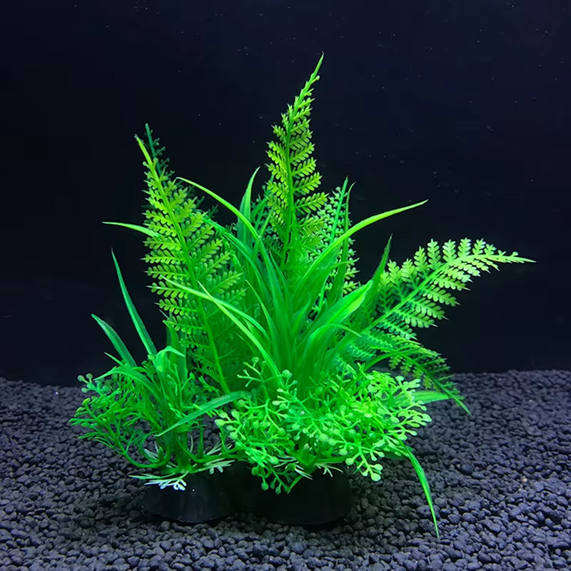 1Pcs 14Cm Artificial Aquarium Decor Plants Water Weeds Ornament Aquatic Plant Fish Tank Grass Decoration Accessories 12 Kinds