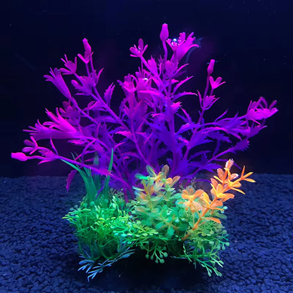 1Pcs 14Cm Artificial Aquarium Decor Plants Water Weeds Ornament Aquatic Plant Fish Tank Grass Decoration Accessories 12 Kinds