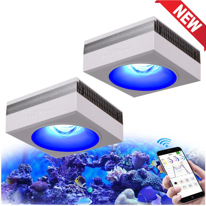 NEW  RL90 Wifi Led Aquarium Light Full Spectrum, Reef Light Aquarium Saltwater Coral Growing Marine Aquarium Tank Lamp