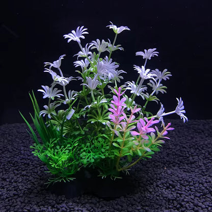 1Pcs 14Cm Artificial Aquarium Decor Plants Water Weeds Ornament Aquatic Plant Fish Tank Grass Decoration Accessories 12 Kinds