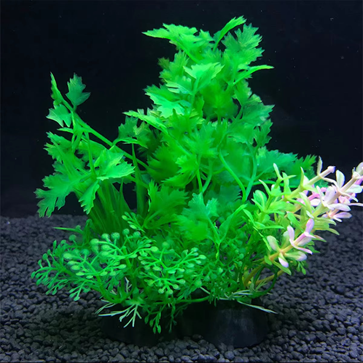 12 Kinds Aquarium Decorative Plants Water Plants Decorative Fish Tank Decoration Artificial Plants Accessories Iandscaping 14Cm