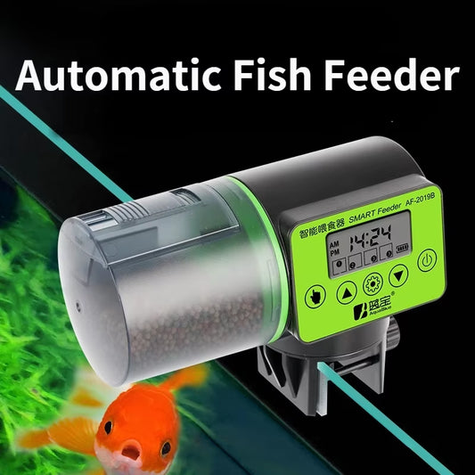 Automatic Fish Tank Feeder Intelligent Timing Automatic Feeder Aquarium Goldfish Feeder Large Capacity Fish Aquarium Feeder